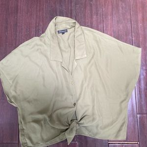 Olive/Army green top